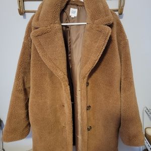 Gap brown teddy bear sherpa coat-discounted shipping!!